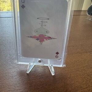 Louis Vuitton Rare Murakami Monogram Card- Queen Of Diamonds New in Case W/Stand